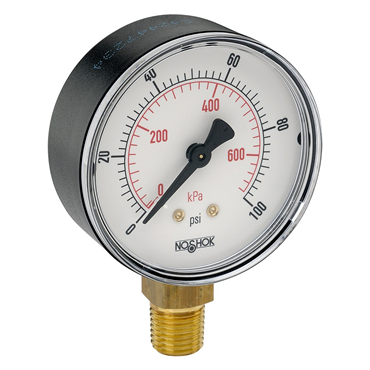 0 to 100 psi 2 1/2 in Pressure Gauge